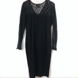 ASOS Curve Lace Sweetheart Neck Stretch Dress